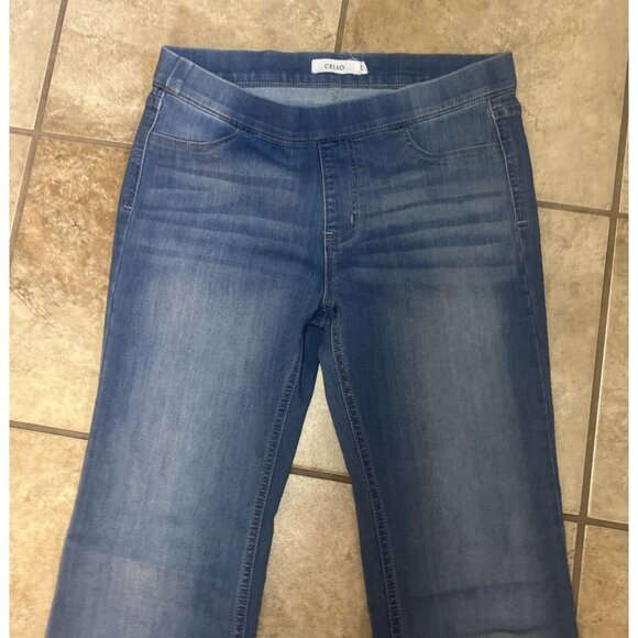 Cello Jeans Sz Large 31" Women's Bootcut Mid Rise Denim Stretch Jeans U12a - Picture 6 of 13